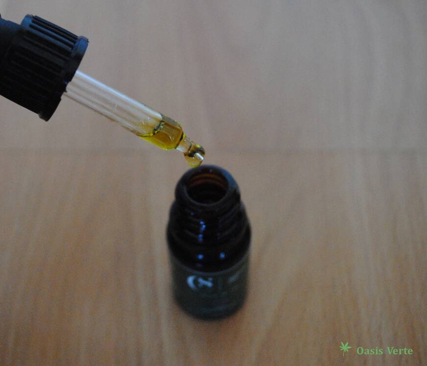 pipette huile saveurs CBD